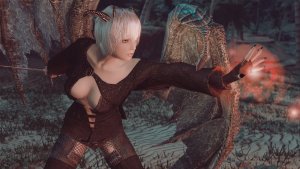 ЛИНА в суккубьей форме. SKYRIM AE (Сборка 16)