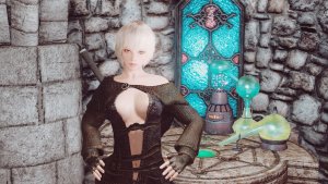 Лина не алхимик, Лина - маг. SKYRIM AE (Сборка 16)