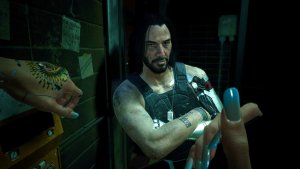 Джонни. Учит пользоваться проводным телефоном )))