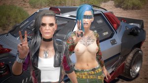 С Бестией выехали на природу.