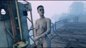 Кейт в душе.. Fallout-4 (Сборка 11)