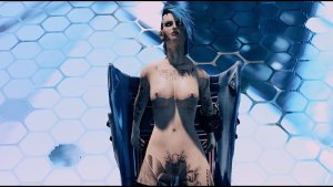 ВИнсент из Cyberpunk на кибер-кресле.