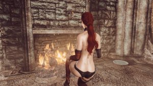Возле камина.. SKYRIM AE (Сборка 16)