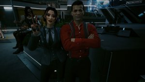 Cyberpunk 2077 Фото с фанатом