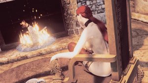 Возле камина.. SKYRIM AE (Сборка 16)