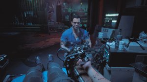 Вик ставит балистический имплант..