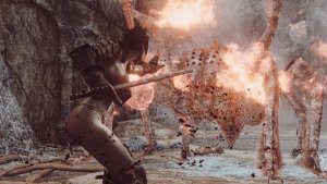 Битва с пауком в Ветренном Пике..