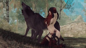 Элли с волками.. SKYRIM AE (Сборка 16)