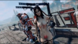 Клэр в Ядер-мире. Fallout-4 (Сборка 11)