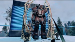 ВИ осматривает броню. Fallout-4 (Сборка 11)