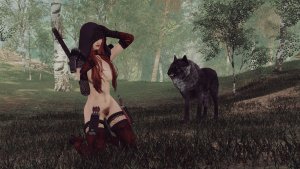 Элли и волк. SKYRIM AE (Сборка 16)