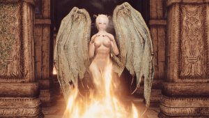 ЛИНА в суккубьей форме. SKYRIM AE (Сборка 16)